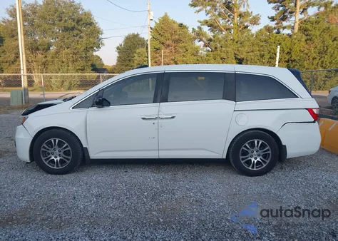 2013 Honda Odyssey Ex-L z USA, uszkodzony, nr VIN 5FNRL5H66DB051935